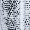 Homeroots 72 x 70 x 1 in. Navy & White Geo Illusion Shower Curtain 399734